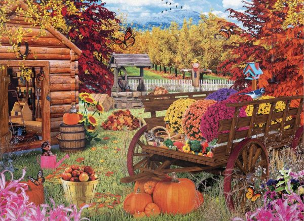 Autumn Garden 1000 Piece Jigsaw Puzzle - Eurographics