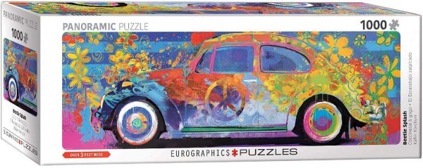 Beetle Splash Panoramic 1000 Piece Jigsaw Puzzle - Eurographics