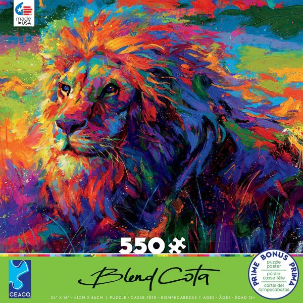 Blend Cota - Lion Pride 550 Piece Jigsaw Puzzle - Ceaco