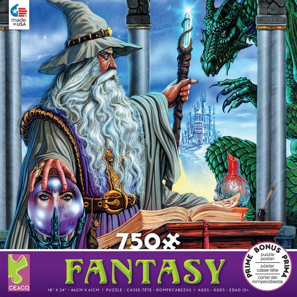 Fantasy - Wizard's Emissary 750 Piece Jigsaw Puzzle - Ceaco