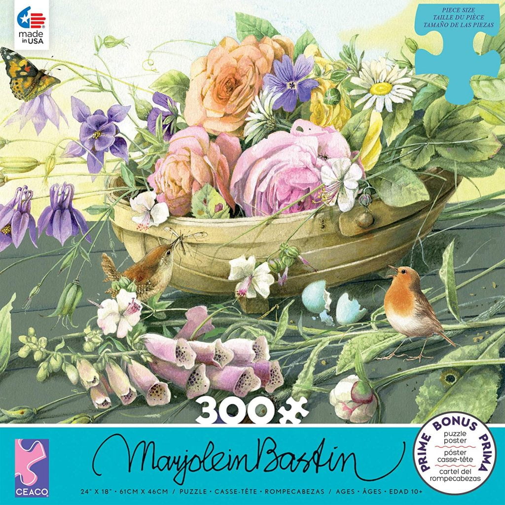 Ceaco Marjolein Bastin Florabunda 300 Larger Piece Puzzle