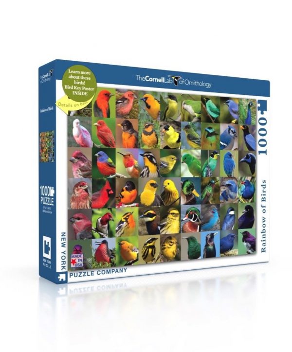Rainbow of Birds 1000 Piece Jigsaw Puzzle - New York Puzzle Company