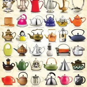 Teapots 1000 Piece Jigsaw Puzzle - Eurographics