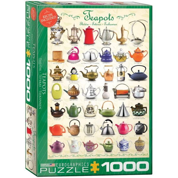 Teapots 1000 Piece Jigsaw Puzzle - Eurographics
