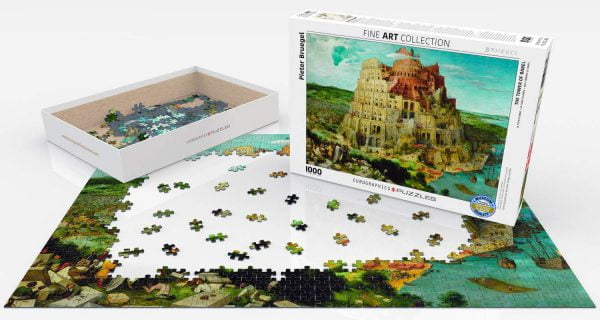 The Tower of Babel 1000 Piece Jigsaw Puzzle - Eurographics