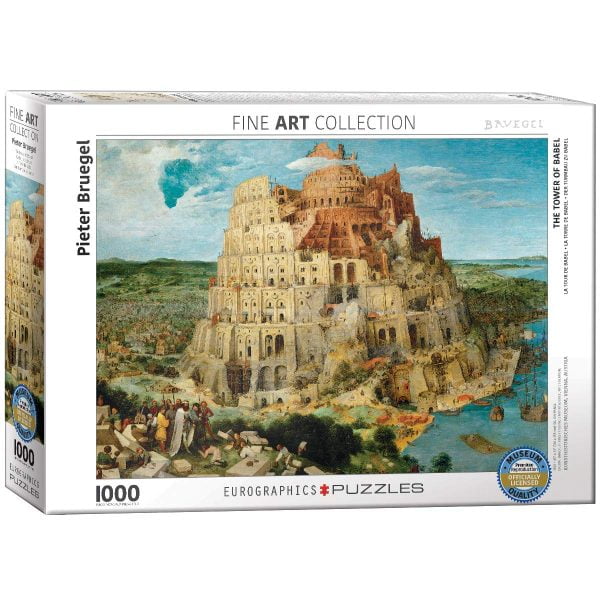 The Tower of Babel 1000 Piece Jigsaw Puzzle - Eurographics