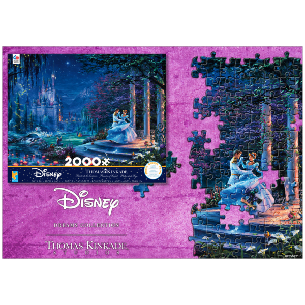 Thomas Kinkade - Cinderella 2000 Piece Jigsaw Puzzle - Ceaco