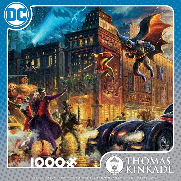 Thomas Kinkade - DC Comics - Gotham City 1000 Piece Jigsaw Puzzle - Ceaco