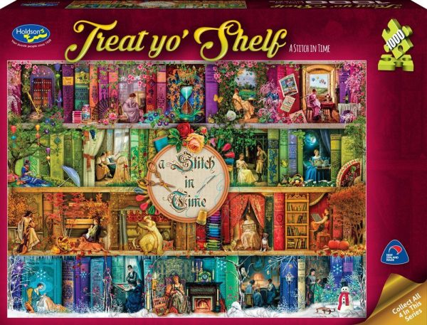 Treat yo Shelf - A Stitch inTime 1000 Piece Jigsaw Puzzle - Holdson
