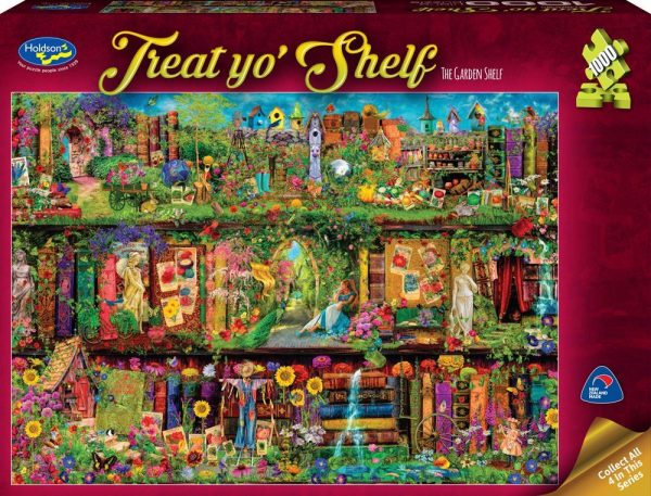 Treat yo Shelf - The Garden Shelf 1000 Piece Jigsaw Puzzle - Holdson