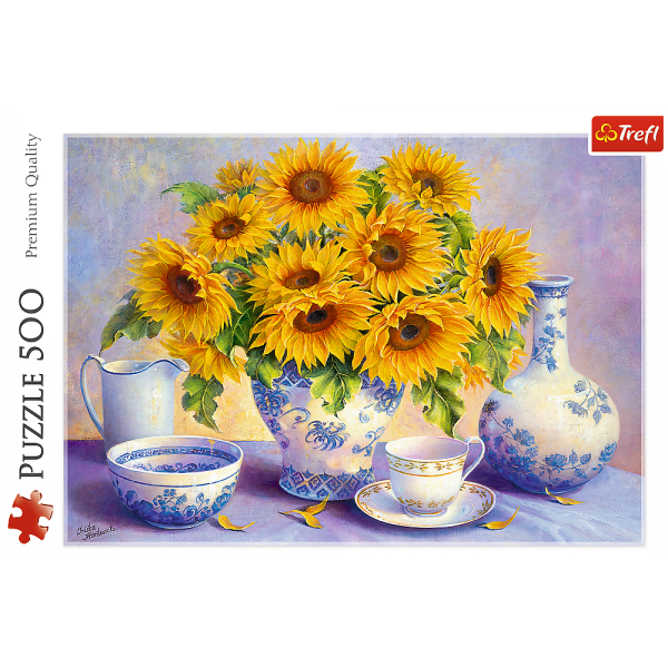 Sunflowers 500 Piece Jigsaw Puzzle - Trefl