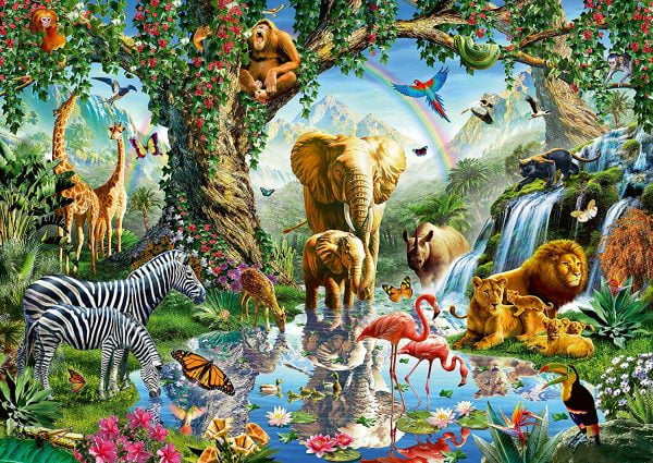 Adventures in the Jungle 1000 Piece Jigsaw Puzzle - Ravensburger