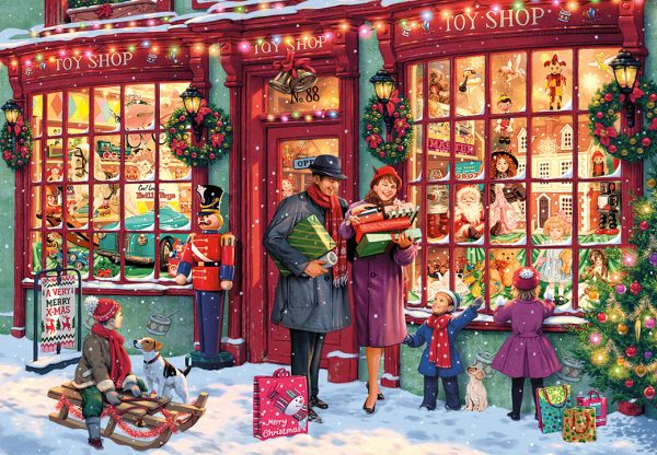 Christmas Toy Shop 2000 Piece Jigsaw Puzzle - Gibsons