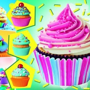 Colourful Cupcakes 1000 Piece Jigsaw Puzzle - Trefl
