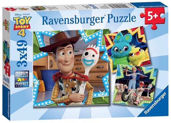 Disney Pixar Toy Story 4 - 3 x 49 Piece Jigsaw Puzzle - Ravensburger