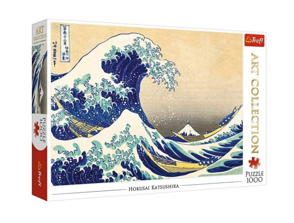 Hokusai Katsushika - The Great Wave of Kanagawa 1000 Piece Jigsaw Puzzle - Trefl