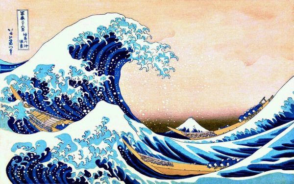 Hokusai Katsushika - the Great Wave of Kanagawa 1000 Piece Jigsaw Puzzle - Trefl