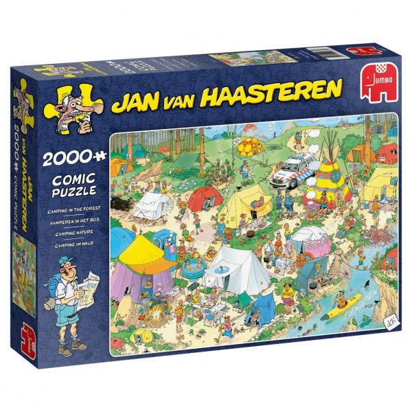 Jan Van Haasteren - Camping in the Forest 2000 Piece Jigsaw Puzzle - Jumbo