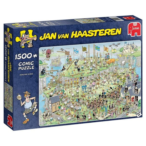 Jan Van Haasteren - Highland Games 1500 Piece Jigsaw Puzzle - Jumbo