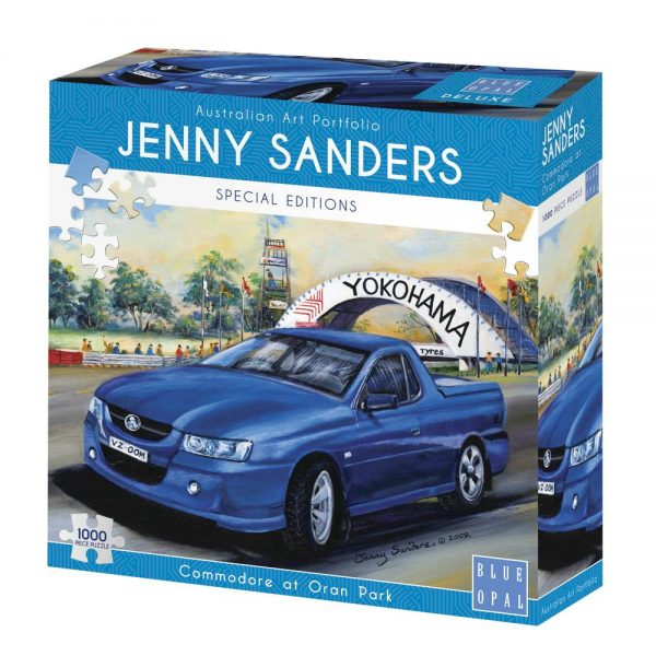 Jenny Sanders - Commodore at Oran Park 1000 Piece Jigsaw Puzzle - Blue Opal