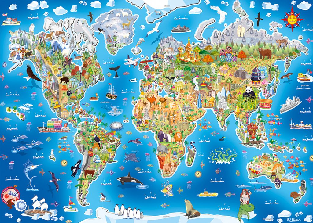 Gibsons Jigmap Our World 250 Piece Jigsaw Puzzle