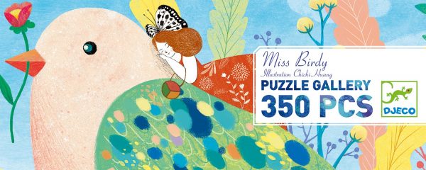 Miss Birdy 350 Piece Jigsaw Puzzle - Djeco