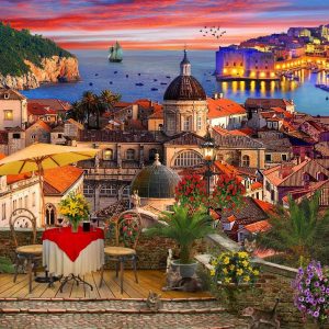 Of Land and Sea II - Dubrovonik 1000 Piece Jigsaw Puzzle - Holdson