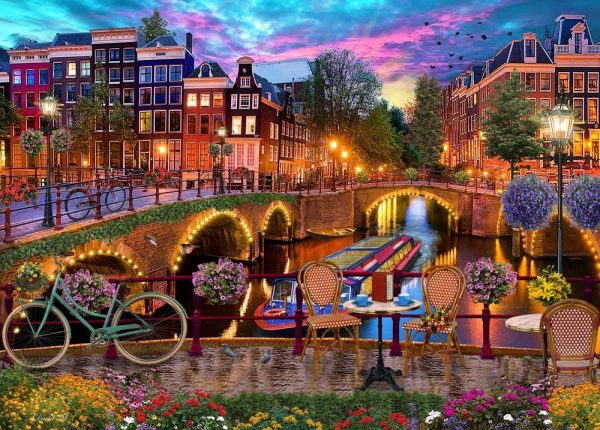 Of Land and Sea II - Holland Bridges 1000 Piece Jigsaw Puzzle - Holdson
