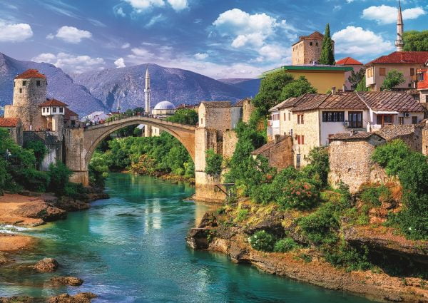Old Bridge in Mostar, Bosnia 500 Piece Jigsaw Puzzle - Trefl