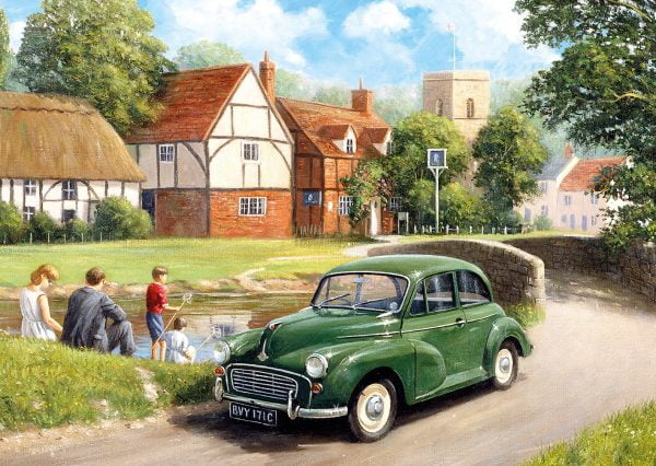 Out & About 4 x 500 Piece Jigsaw Puzzle - Gibsons