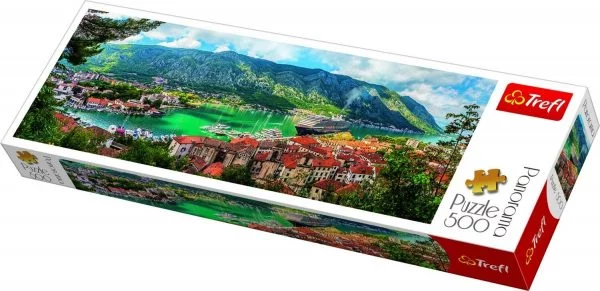 Panorama - Koto, Montenegro 500 Piece Jigsaw Puzzle - Trefl