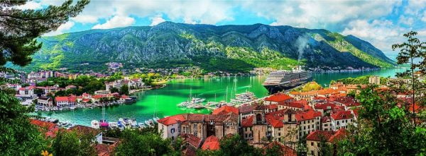 Panorama - Koto, Montenegro 500 Piece Jigsaw Puzzle - Trefl