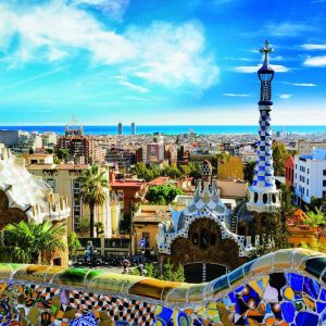 Park Guell, Barcelona 1500 Piece Jigsaw Puzzle - Trefl