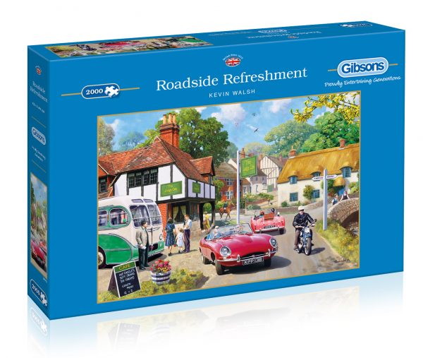 Roadside Refreshment 2000 Piece Jigsaw Puzzle - Gibsons