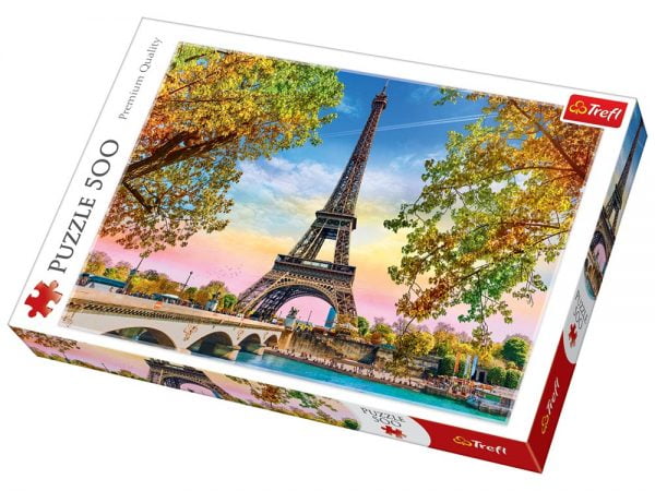 Romantic Paris 500 Piece Jigsaw Puzzle - Trefl