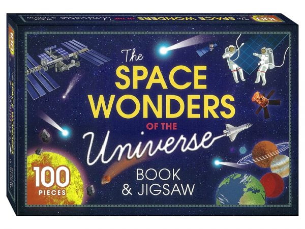 Space Wonders of the Univers Book & 100 Piece Jigsaw Puzzle
