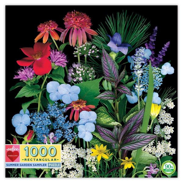 Summer Garden 1000 Piece Jigsaw Puzzle - eeBoo