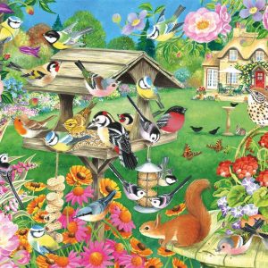 Summer Garden Birds 500 Piece Jigsaw Puzzle - Falcon de luxe