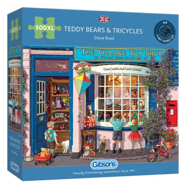 Teddy Bears & Tricycles 500 XL Piece Puzzle - Gibsons