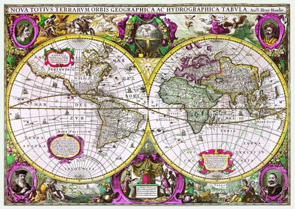 World Map 1630 - 2000 Piece Jigsaw Puzzle - Trefl