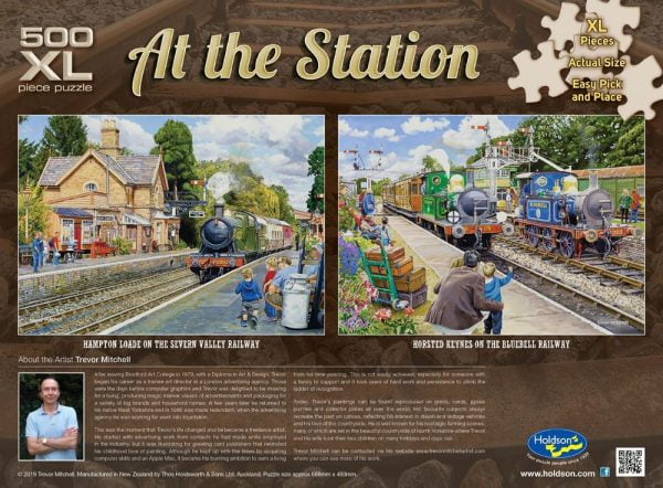 At the Station - Hampton Loade on the Severn Valley Railway 500 XL Piece Jigsaw Puzzle - Holdson