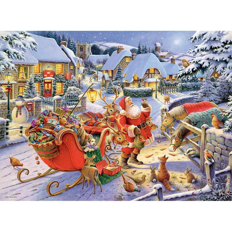 Christmas Collection No 1 - 2 X 500 Piece Jigsaw Puzzle Ravensburger