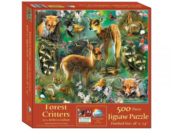 Forest Critters 500 Piece Jigsaw Puzzle - Sunsout