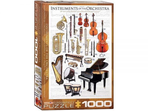Instruments of the Orchestra 1000 Piece Jigsaw Puzzle - Eurographics