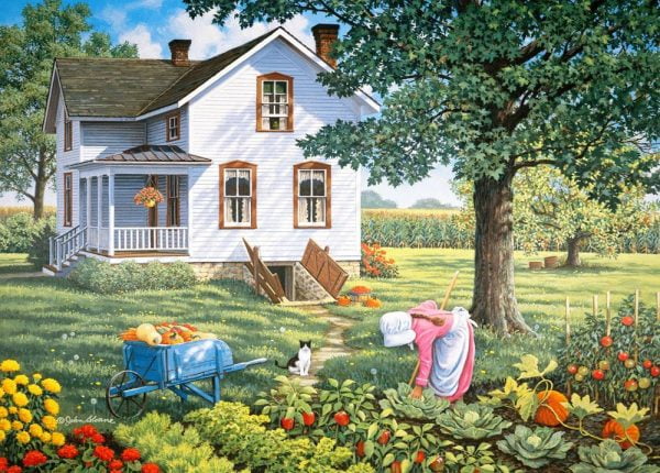 Living a Country Life - Farmer's Daughter 1000 Piece Jigsaw Puzzle - Holdson