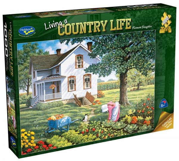 Living a Country Life - Farmer's Daughter 1000 Piece Jigsaw Puzzle - Holdson