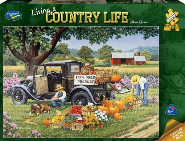 Living a Country Life - Home Grown 1000 Piece Jigsaw Puzzle - Holdson