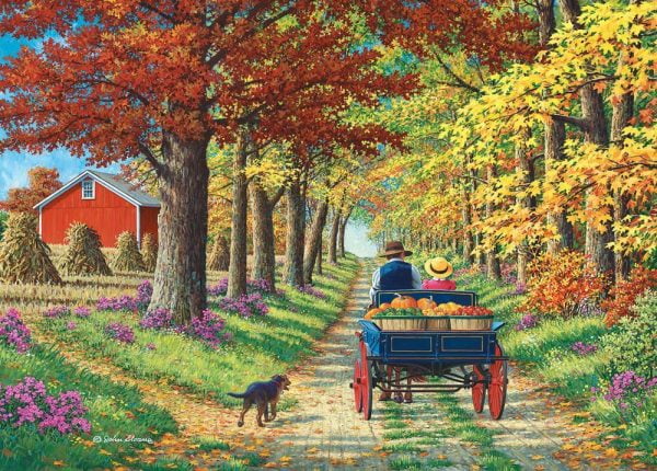 Living a Country Life - Shady Lane 1000 Piece Jigsaw Puzzle - Holdson