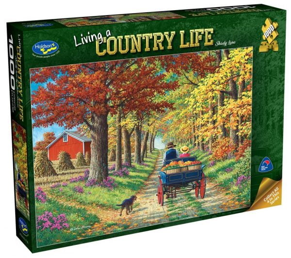 Living a Country Life - Shady Lane 1000 Piece Jigsaw Puzzle - Holdson