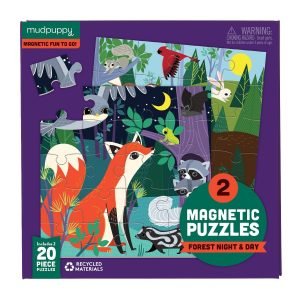Magnetic Puzzles - Forest Night & Day - Mudpuppy